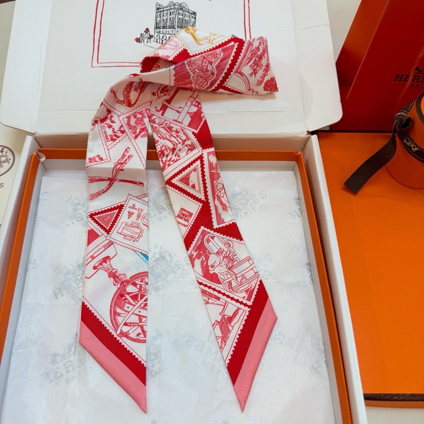 HM Twilly Small Silk Scarf 825655