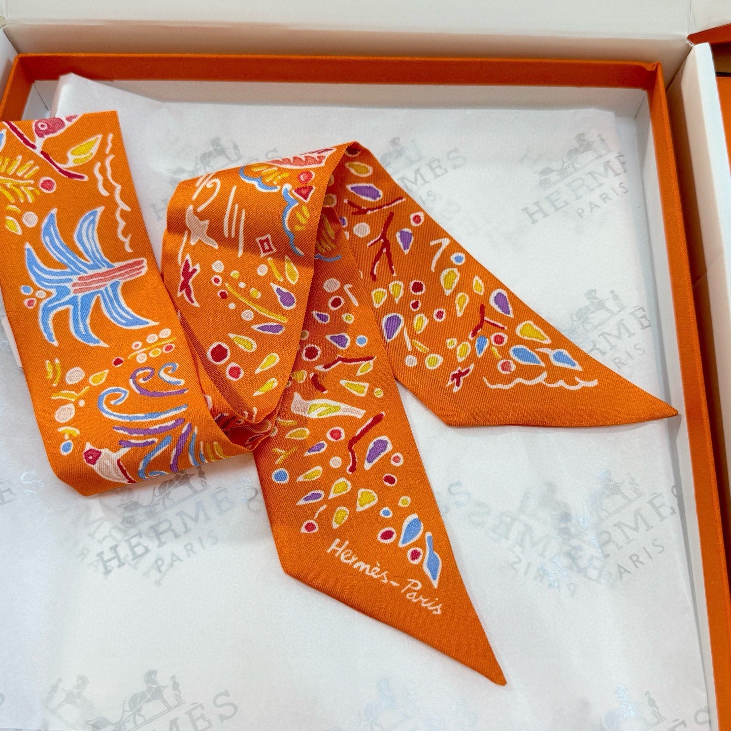 HM Twilly Small Silk Scarf 825652
