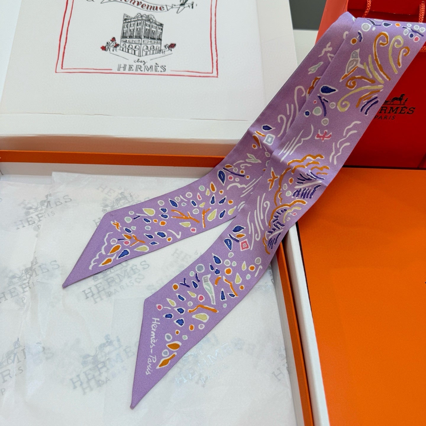 HM Twilly Small Silk Scarf 825651