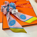 HM Twilly Small Silk Scarf and Detachable Hairband 825647