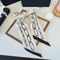 CC Twilly Mini Scarf White Silk Twill 290521