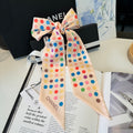 CC Twilly Mini Scarf Begie Multicolor Silk 280924