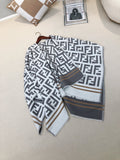 FF 140CM Two-tone White Gray Wool 103730