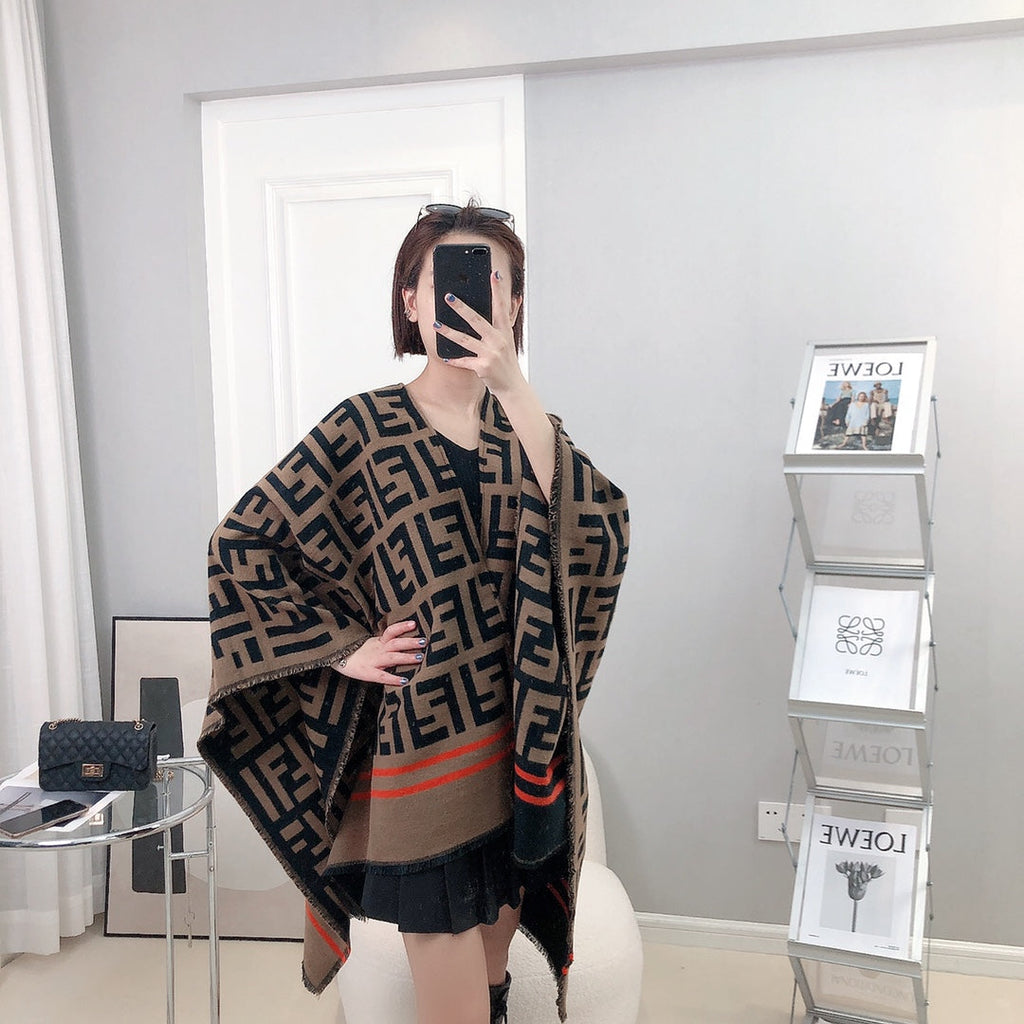 FF 140CM Two-tone Brown Red Wool 103729