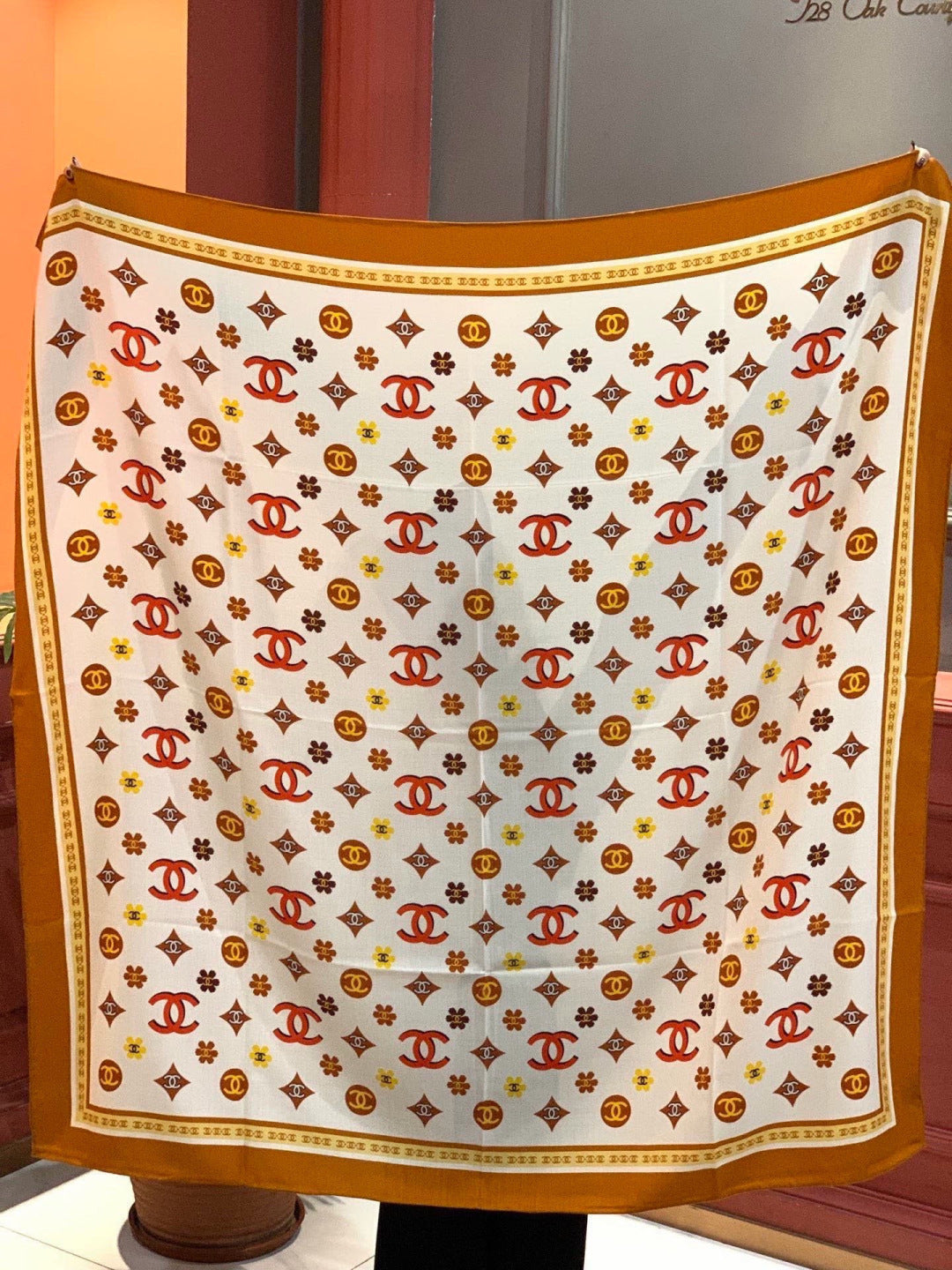 CC 26s Scarf 140 In Cashmere Silk 306121