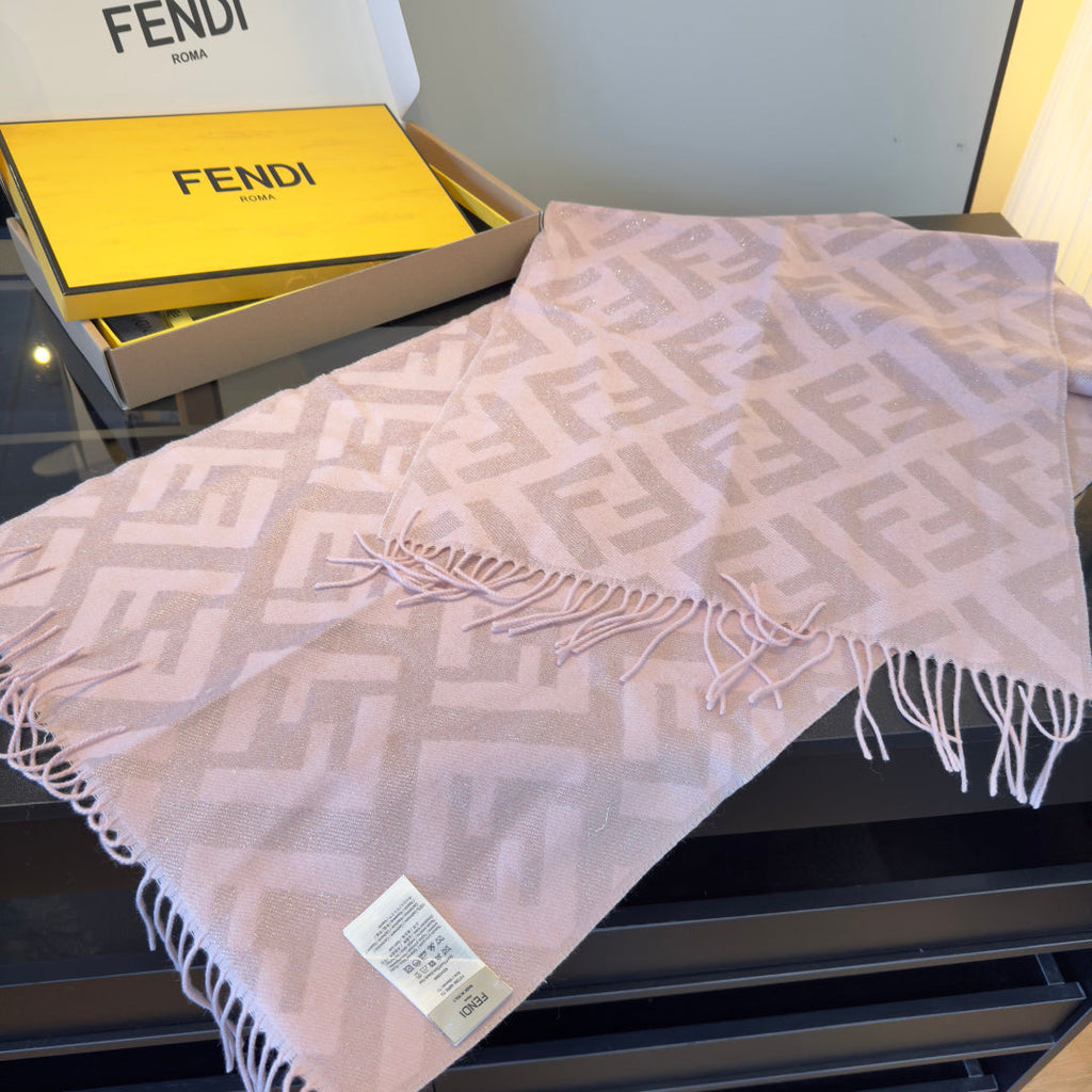 FF 170CM Scarf Light Pink Cashmere 104066