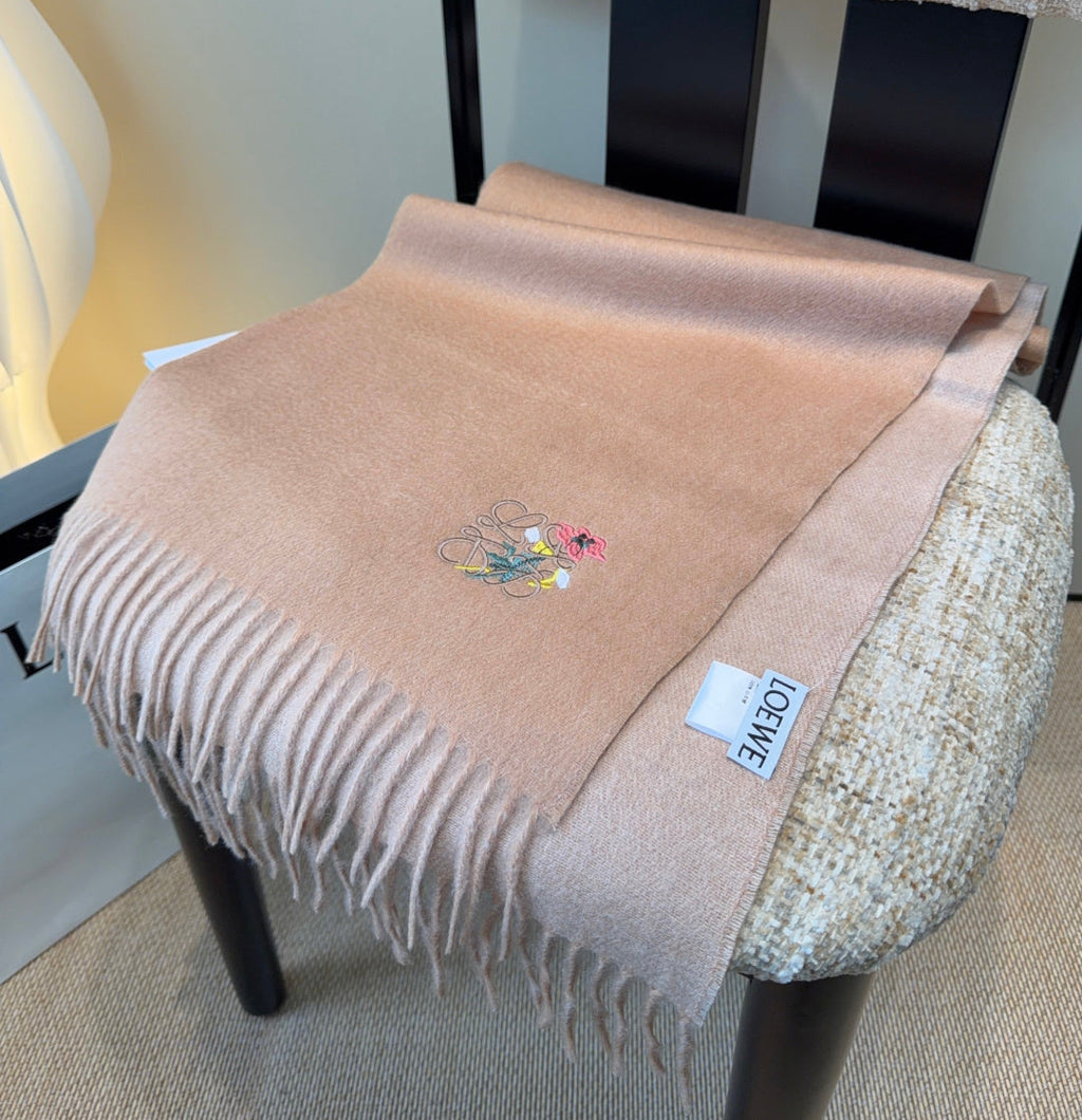Loewe Scarf 180CM Dark Beige Cashmere 969473