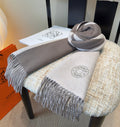 HM Scarf 190 CM Dark Gray Wool 969498