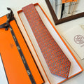 HM Boucles En Vrac Tie Orange Twill Silk 210010