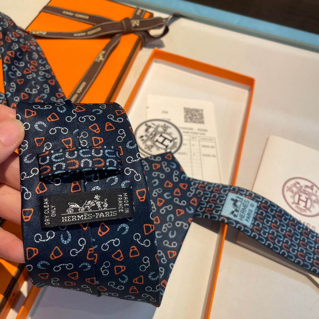 HM Metal en Vrac Twillbi Tie Black Twill Silk 212112