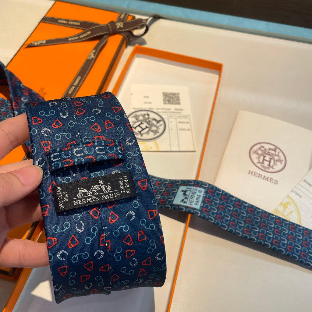 HM Metal en Vrac Twillbi Tie Dark Blue Twill Silk 212118