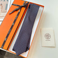 HM Maze Escape Tie Purple Red Twill Silk 212119