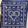 HM 25s Reversible Scarf 140cm Dark Blue Cashmere 976276