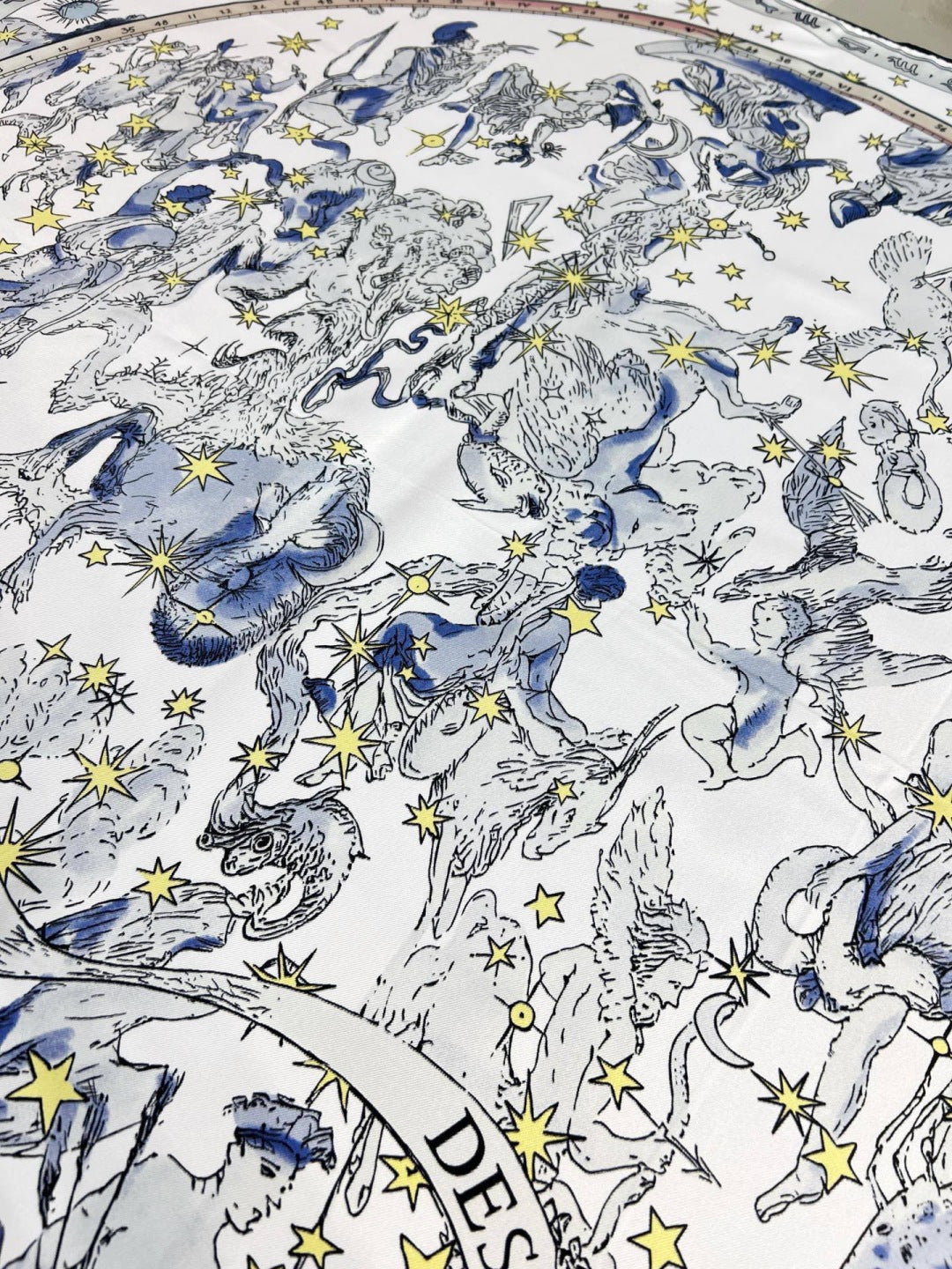 CD 26s Scarf 90cm In Silk 274731