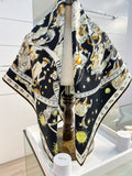 CD 26s Scarf 90cm In Silk 274732