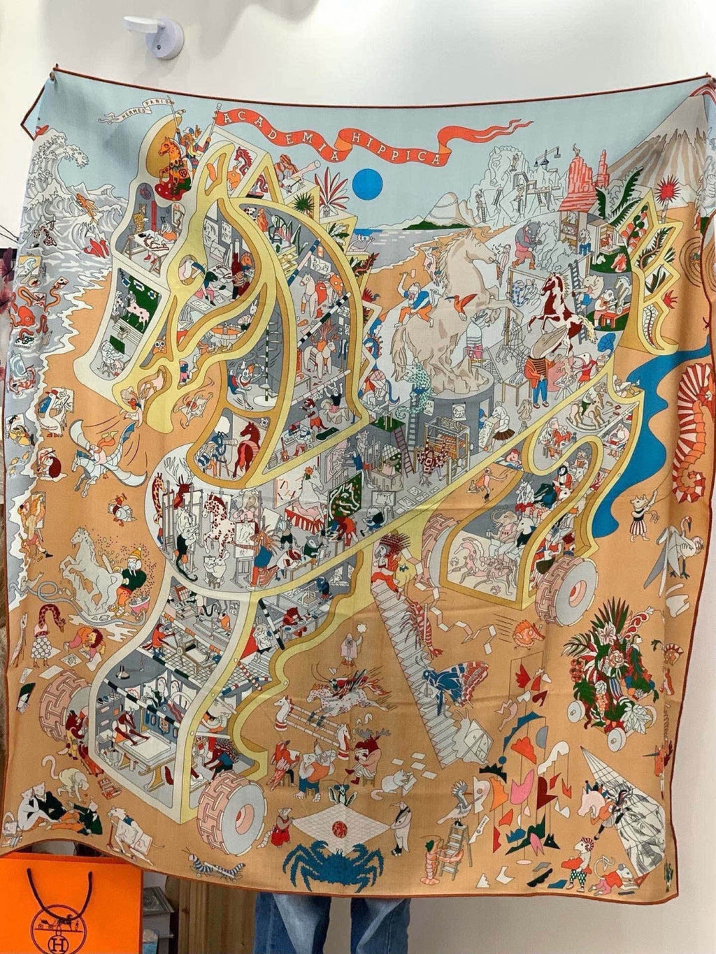 HM 26s Scarf 140 In Cashmere And Silk 304246