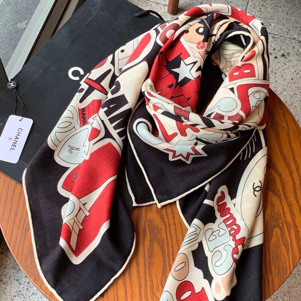 CC 26s Scarf 140 In Silk Cashmere 309866