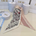 CD Twilly Mini Scarf 105cm Light Pink Mulberry Silk 941924