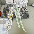 CD 26s Scarf 100cm In Silk 305836