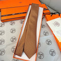 HM Hilario Tie Brown Twill Silk 209999