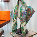 Eleftheria Scarf 90 CM In Colorful Silk Twill  193836