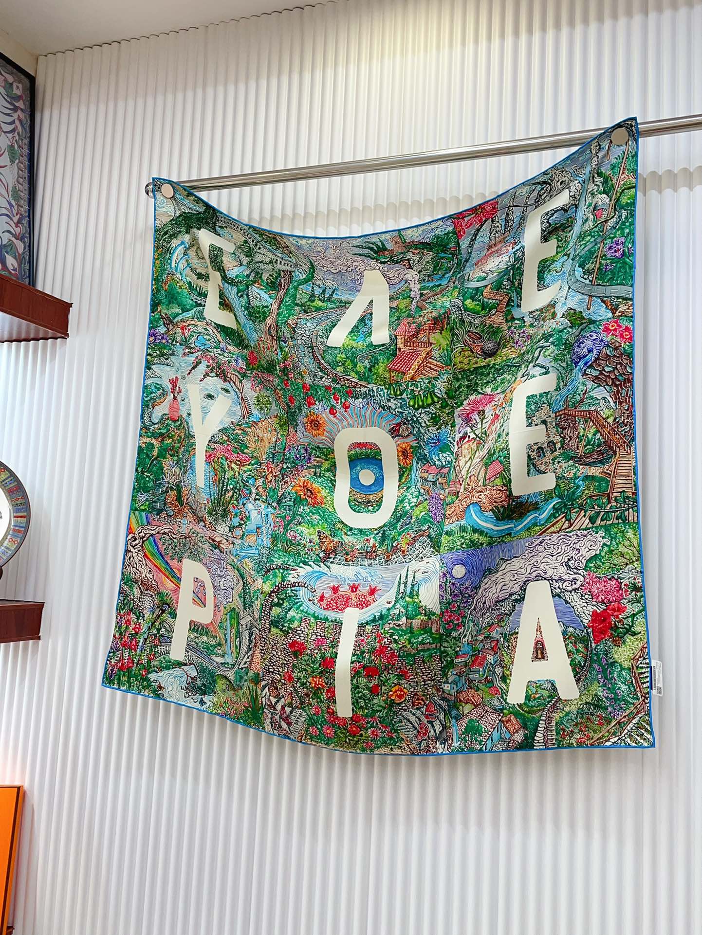 Eleftheria Scarf 90 CM In Colorful Silk Twill  193836