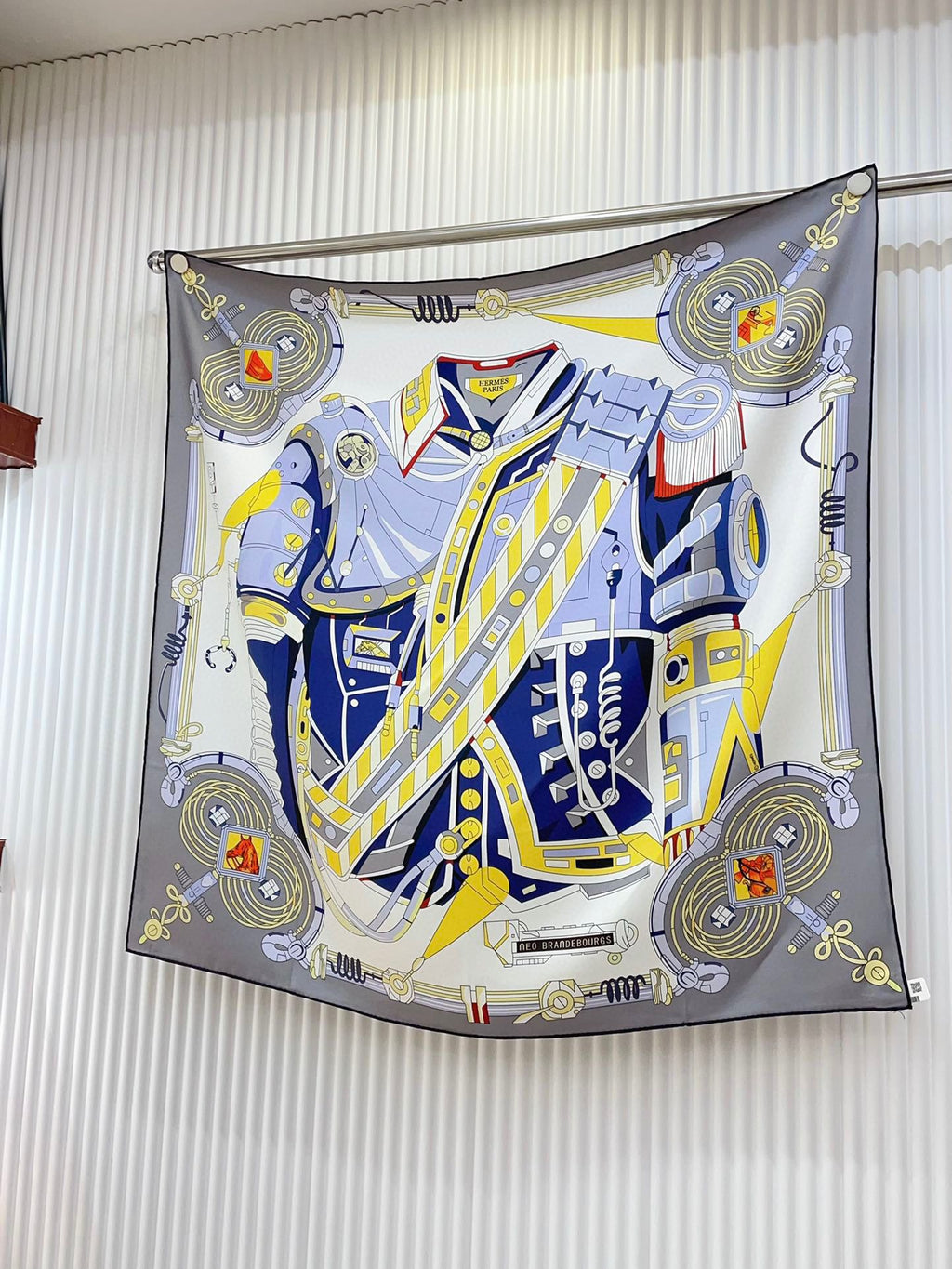 Neo Brandebourgs Scarf 90 CM In Colorful Silk 190037