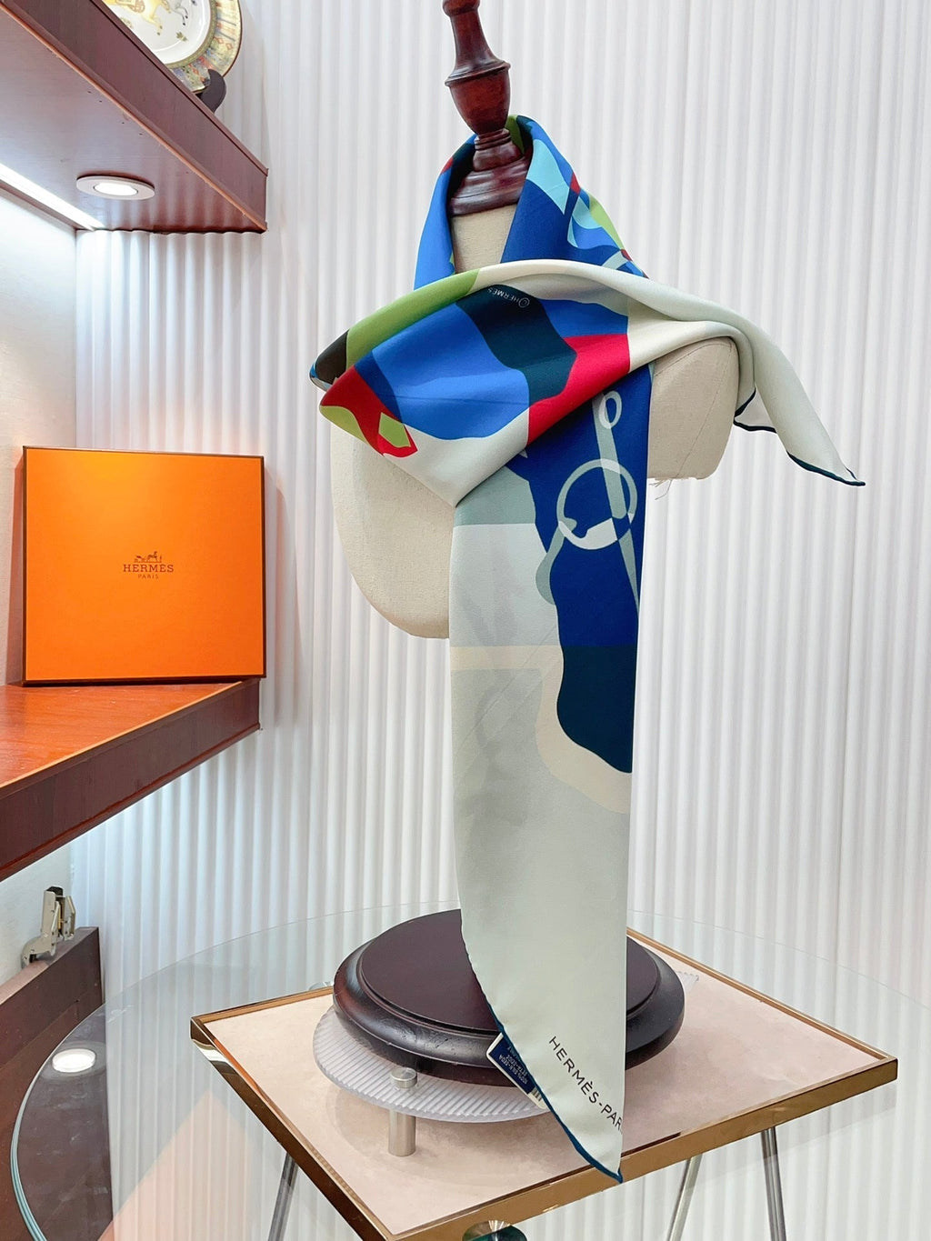 Scarf 90 CM In Colorful Silk Twill 233120