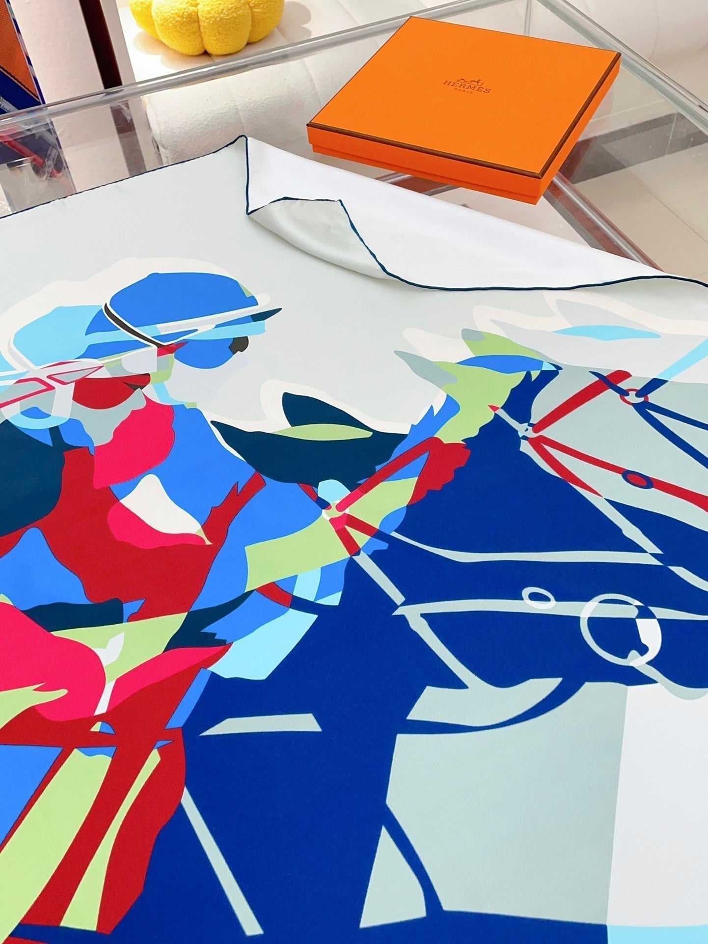Scarf 90 CM In Colorful Silk Twill 233120