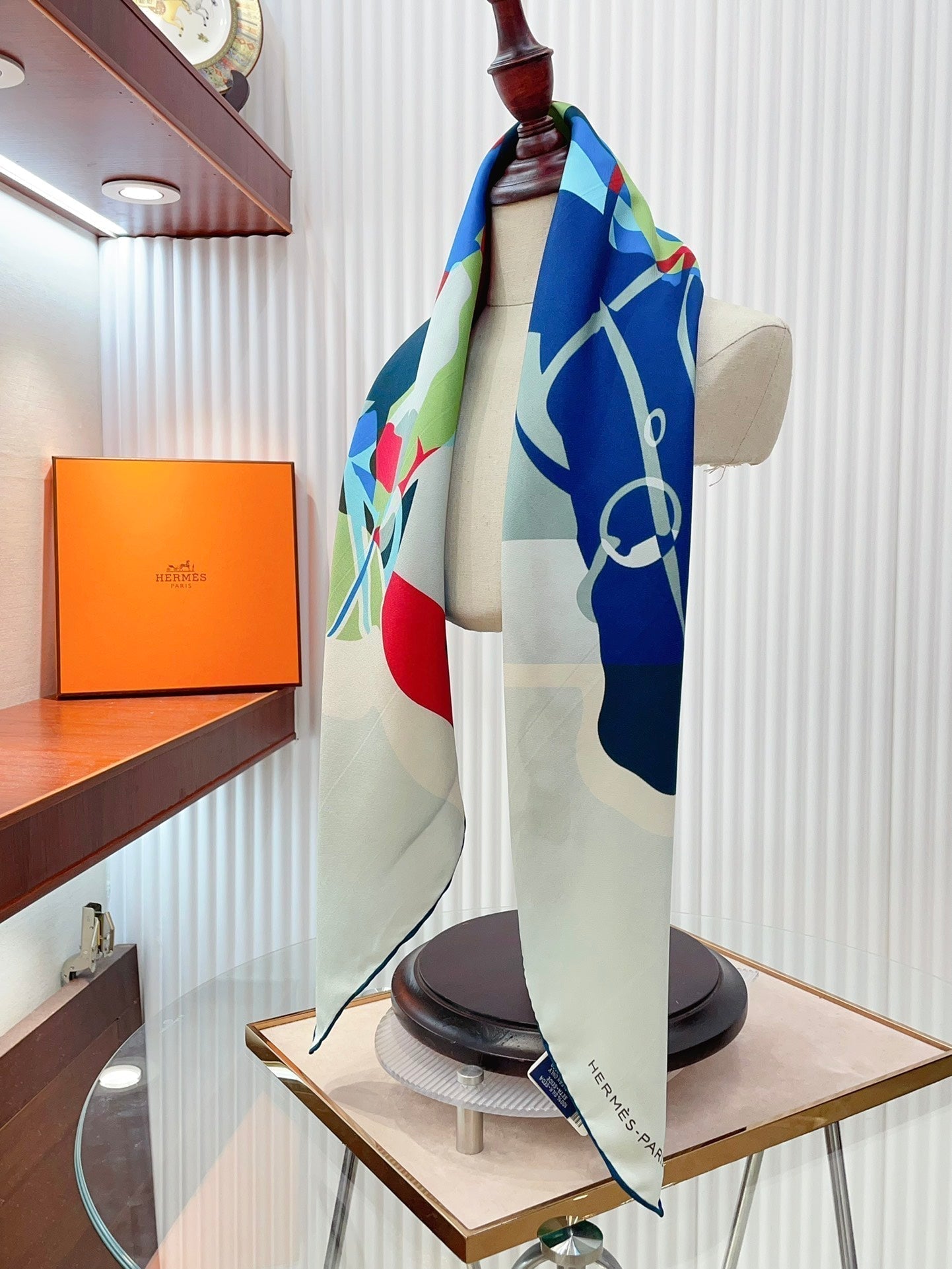Scarf 90 CM In Colorful Silk Twill 233120