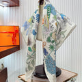 Precious Paradise Scarf 90 CM In Colorful Silk Twill  234592