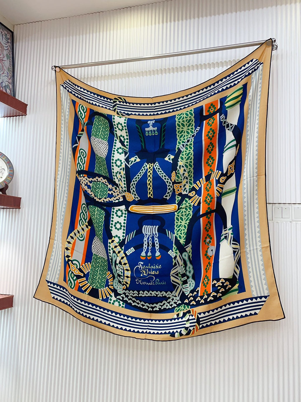 Fantaisie d'Etriers Shawl 135 CM In Colorful Cashmere And Silk 276554