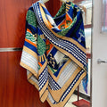 Fantaisie d'Etriers Shawl 135 CM In Colorful Cashmere And Silk 276554