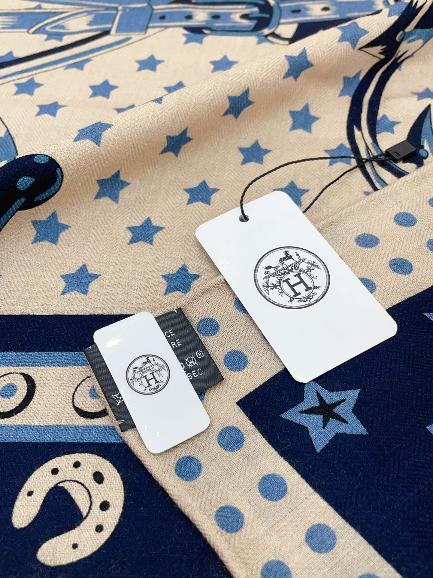 Cheval Punk Bandana Scarf 135 CM In Colorful Cashmere And Silk 304388