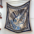 Cheval Punk Bandana Scarf 135 CM In Colorful Cashmere And Silk 304388