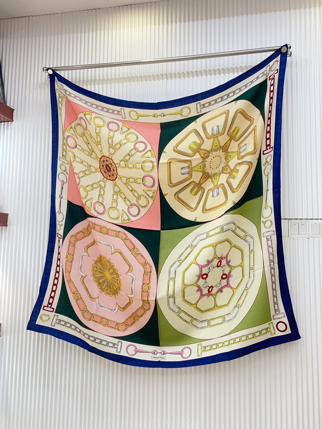 Effet Kaleidoscope Shawl 135 CM In Colorful Cashmere And Silk 382608