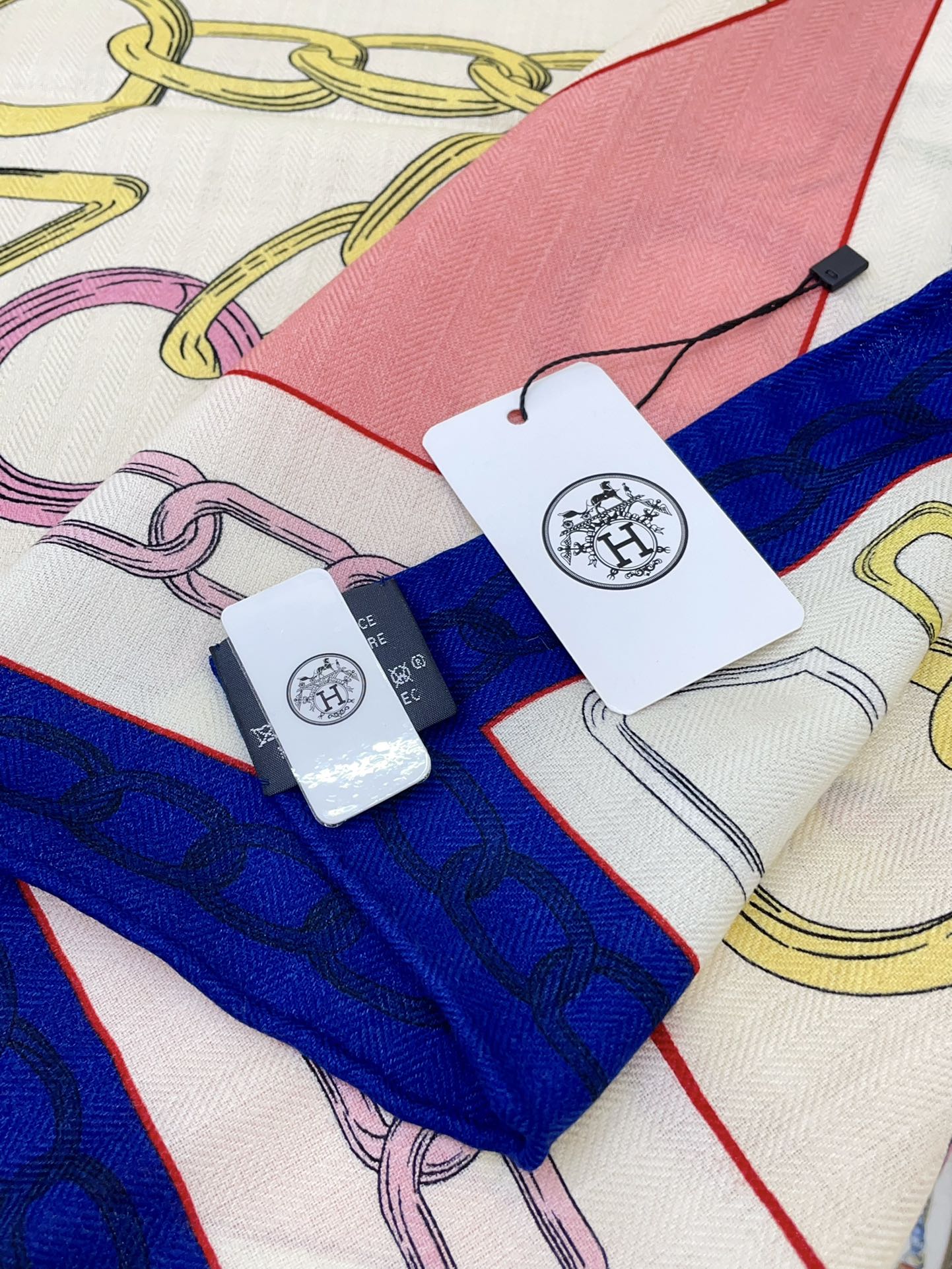 Effet Kaleidoscope Shawl 135 CM In Colorful Cashmere And Silk 382608