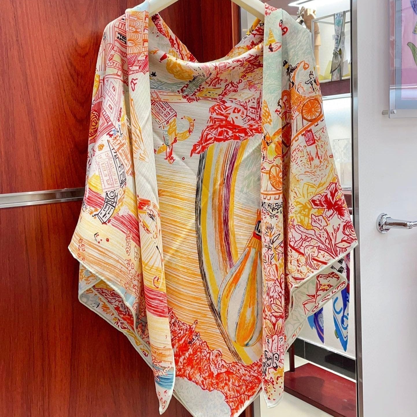 SCARF 140 CM COLORFUL 389996