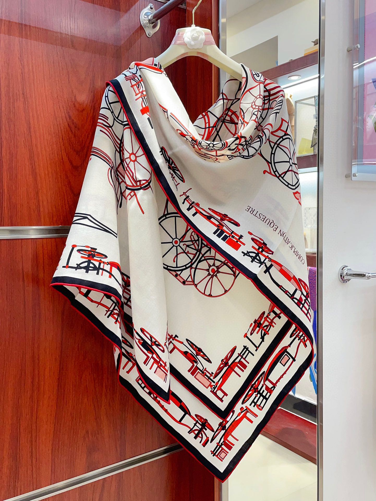 SCARF 140 CM COLORFUL 390956
