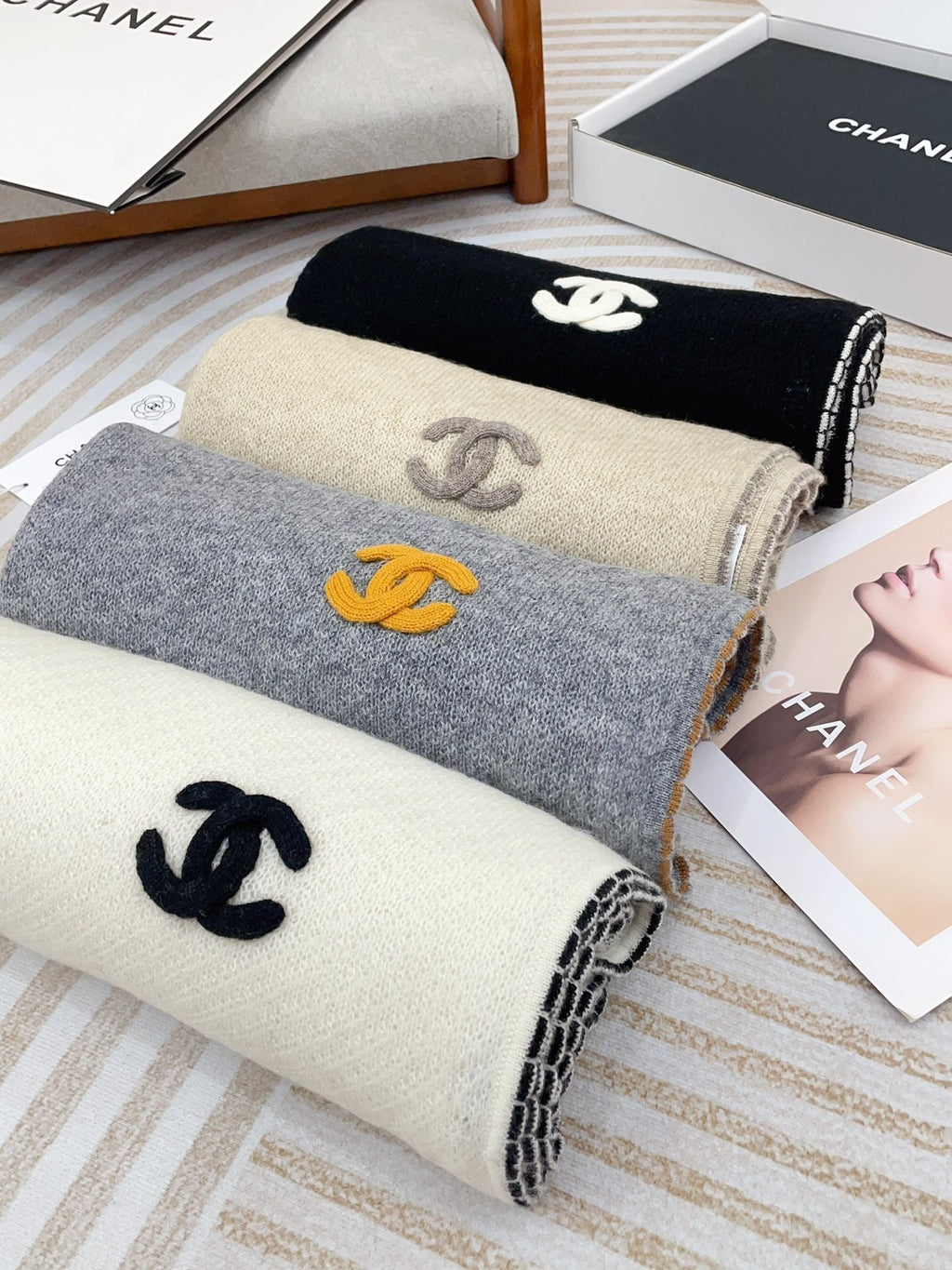 CC Scarf 190 CM In Grey Cashmere 419817