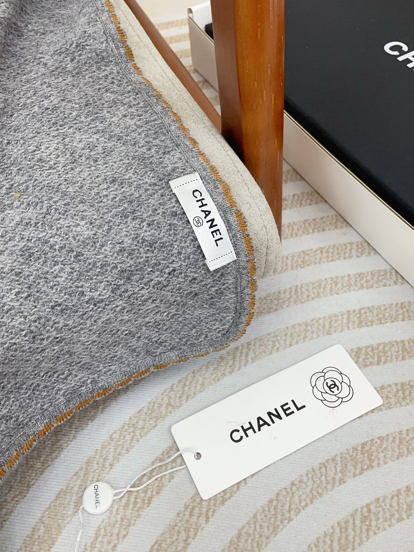 CC Scarf 190 CM In Grey Cashmere 419817