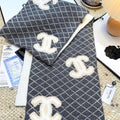 CC 25 Scarf 190cm Dark Blue Wool 968581