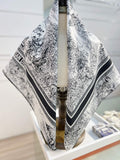 CD 26s Scarf 90cm In Silk 198369