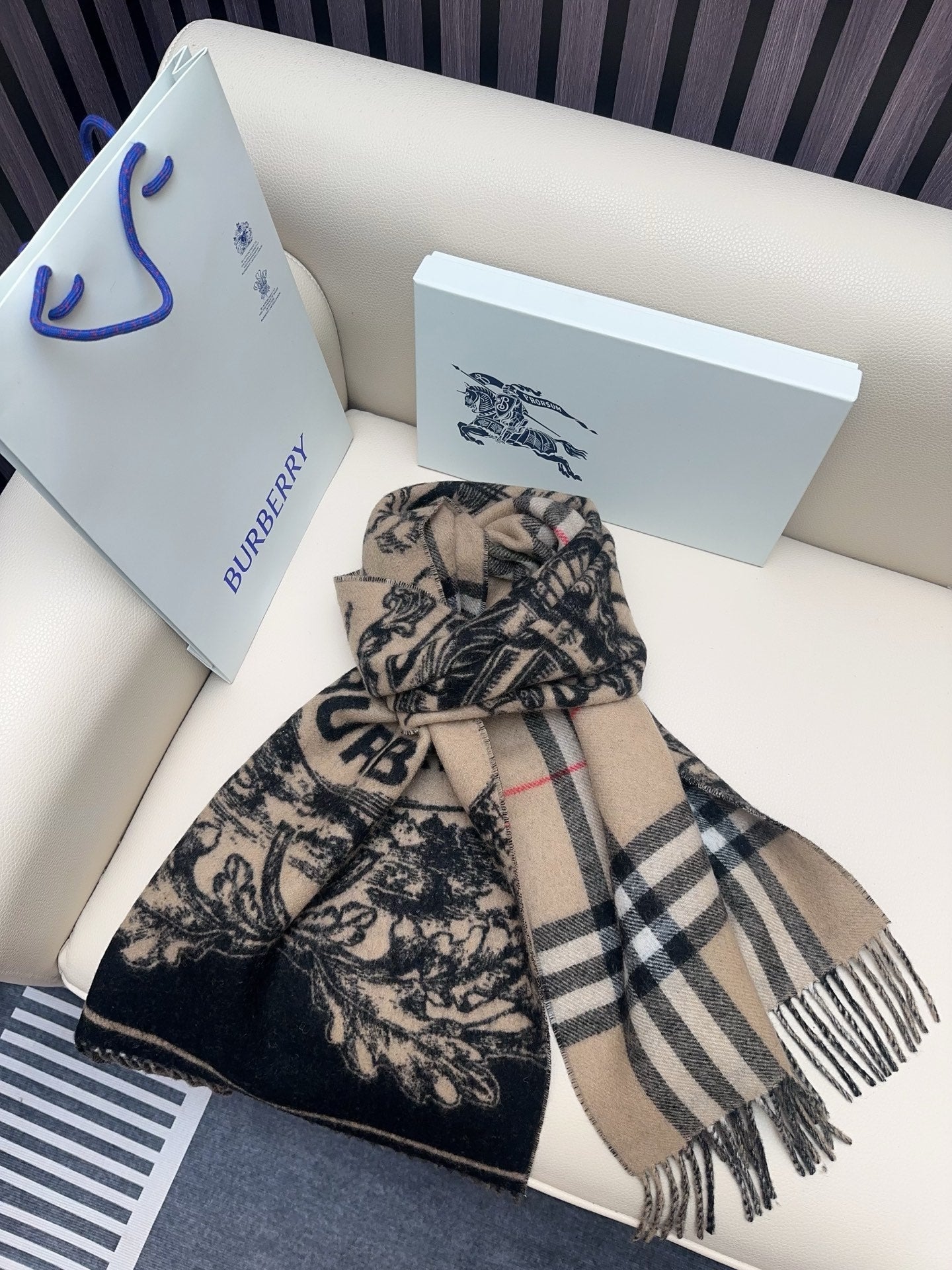 BBR Masterpiece 210CM Dark Beige Black Cashmere 293288