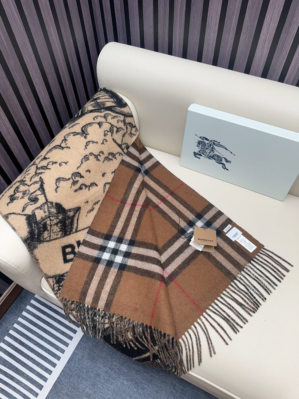BBR Masterpiece 210CM Dark Beige Black Cashmere 293288