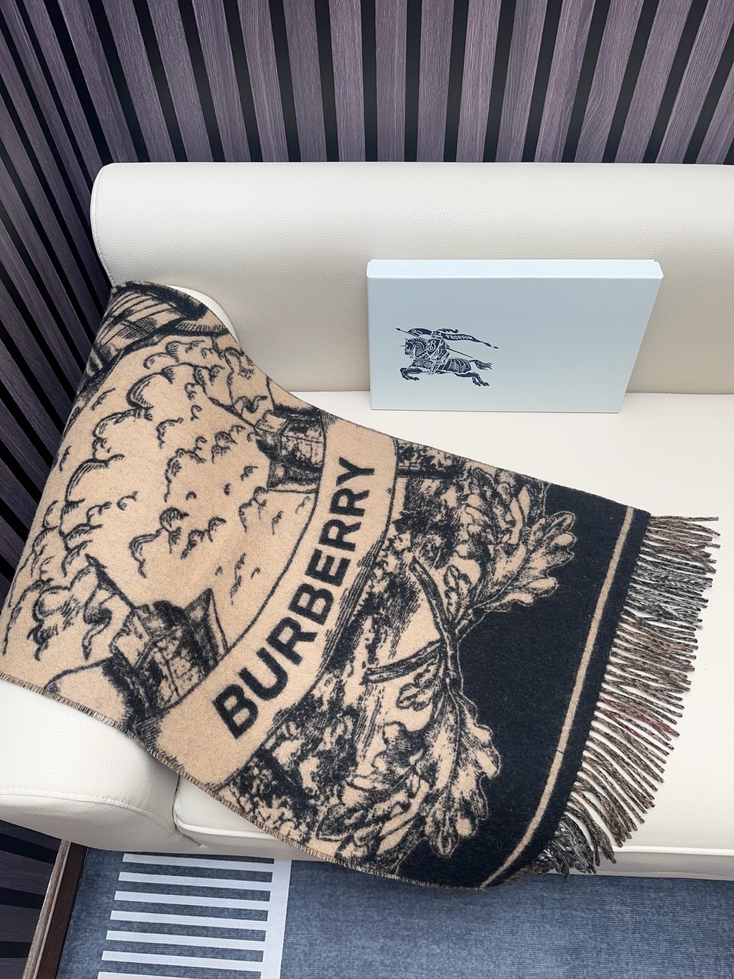 BBR Masterpiece 210CM Dark Beige Black Cashmere 293288