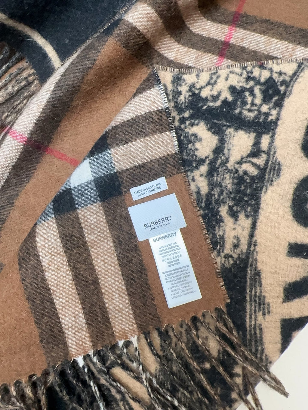 BBR Masterpiece 210CM Dark Beige Black Cashmere 293288