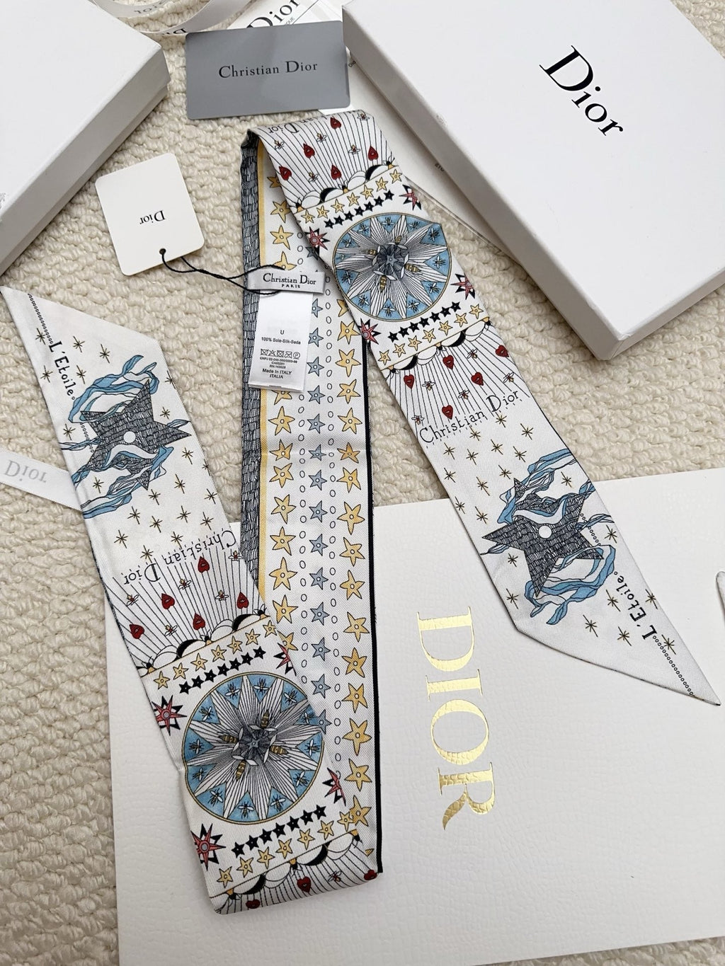 CD 26s Scarf 86cm In Silk 311738