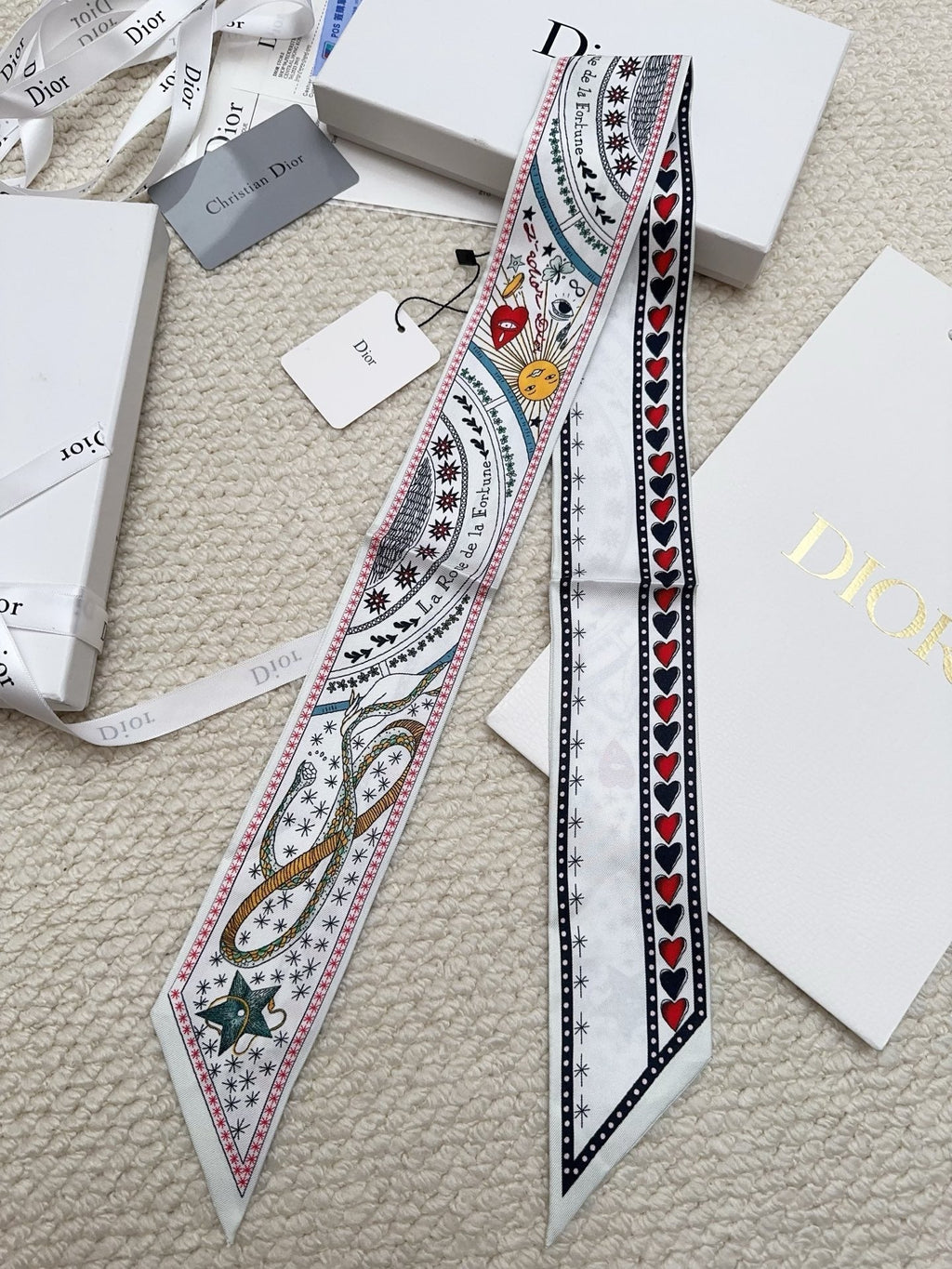 CD 26s Scarf 86cm In Silk 311739