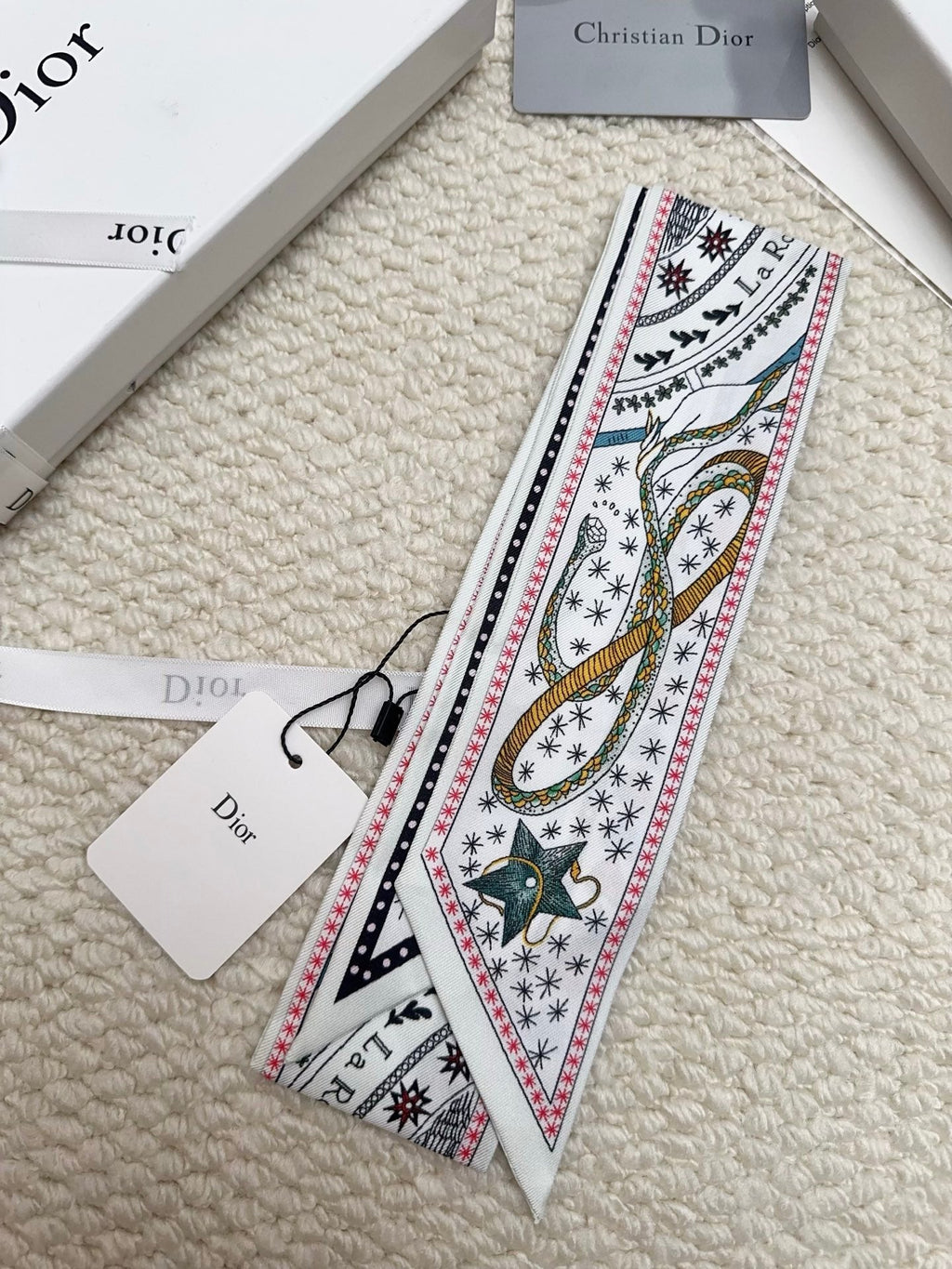 CD 26s Scarf 86cm In Silk 311739